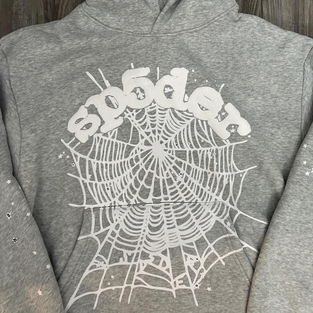 OG Web Grey Sp5der Hoodie