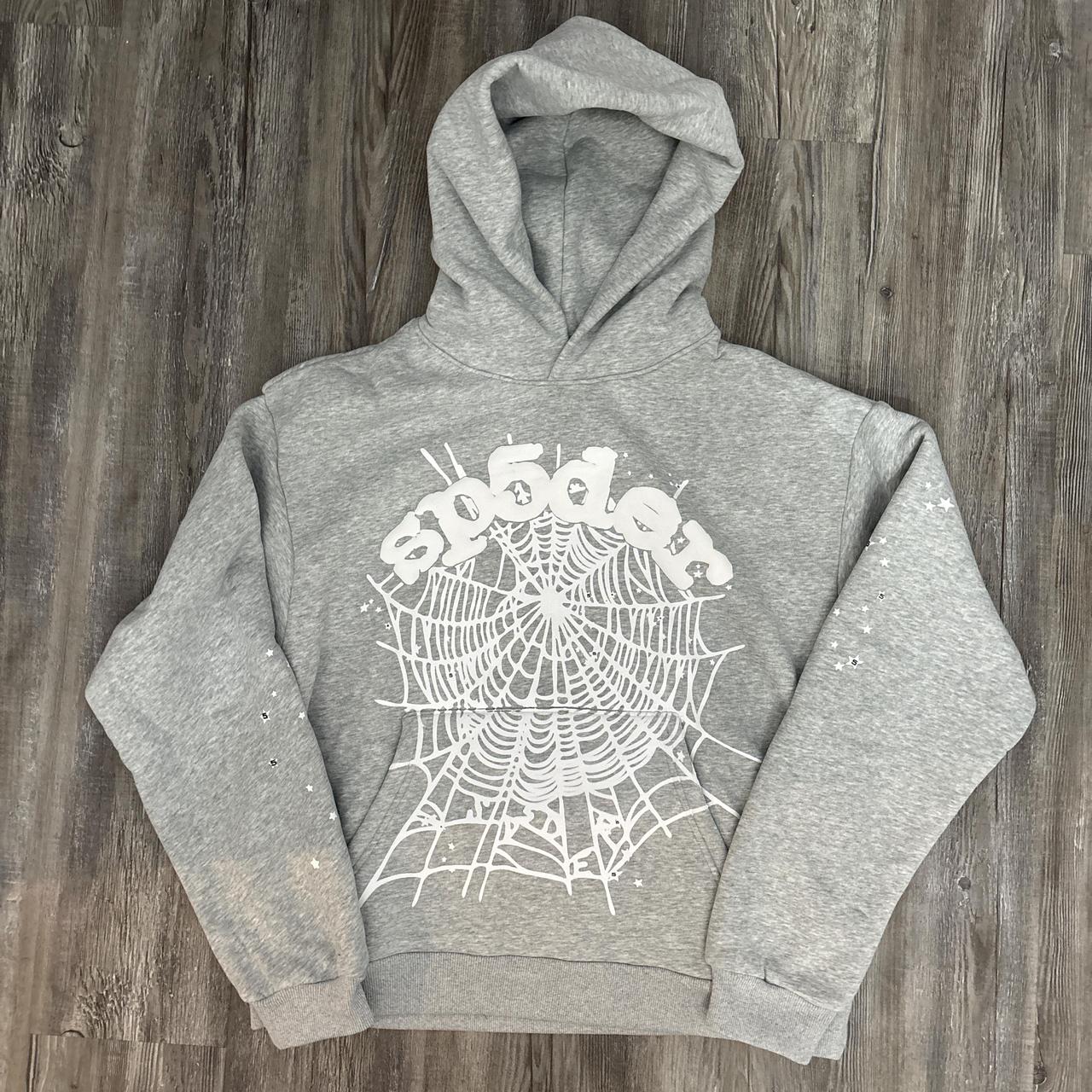 OG Web Grey Sp5der Hoodie